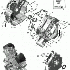 003 - Traxter HD10 - XMR - International 01- engine - crankcase - hd10
