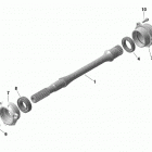 003 - Traxter T HD10 - T Regulation 01- engine - drive shaft - hd10