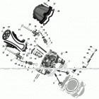 004 - Traxter T MAX HD10 - T Regulation 01- engine - cylinder head, front - hd10
