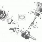 012 - Defender HD10 - Limited - North America 01- engine - crankshaft, piston and cylinder - 1010 tss