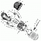 013 - Defender MAX HD10 - Limited - North America 01- engine - cylinder head, front - 1010 tss