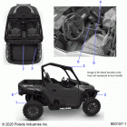 GENERAL 1000 DELUX RC (G20GAJ99AK/AS/BK/BS) Body, decals, warning - g20gaj99ak  /  as  /  bk  /  bs ...