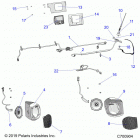 POL GEN 1000 DLX ABS EPS EU TR ZUG  (G20GAE99F2/EFS/BFM/BCM/SFS/SC2) Accessory, audio base - g20gae99fs  /  bfm (c700904)