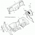 POL GEN 1000 DLX ABS EPS EU TR ZUG  (G20GAE99F2/EFS/BFM/BCM/SFS/SC2) Body, rear closeoff and fenders - g20gae99f2  /  efs  / ...