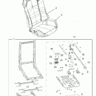 POL GEN 1000 DLX ABS EPS EU TR ZUG  (G20GAE99F2/EFS/BFM/BCM/SFS/SC2) Body, seat asm. and 2nd slider - g20gaab99cm  /  sc2 (70...