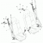 POL GEN 1000 DLX ABS EPS EU TR ZUG  (G20GAE99F2/EFS/BFM/BCM/SFS/SC2) Body, seat belt mounting - g20gae99f2  /  efs  /  bfm  /...