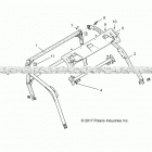 POL GEN 1000 DLX ABS EPS EU TR ZUG  (G20GAE99F2/EFS/BFM/BCM/SFS/SC2) Chassis, cab frame - g20gae99f2  /  efs  /  bfm  /  bcm ...