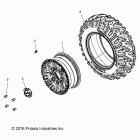 POL GEN 1000 DLX ABS EPS EU TR ZUG  (G20GAE99F2/EFS/BFM/BCM/SFS/SC2) Wheels, front - g20gae99f2  /  efs  /  bfm  /  bcm  /  s...