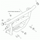 POLARIS GENERAL Accessory, front bumper - g20g4d99as  /  bs (700789)