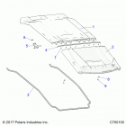 POLARIS GENERAL Accessory, roof - g20g4d99as  /  bs (c700100)