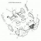 POLARIS GENERAL Body, front closeoff and floor - g20g4d99as  /  bs (7013...