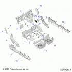 POLARIS GENERAL Body, rear closeoff, fenders and floor - g20g4d99as  /  ...