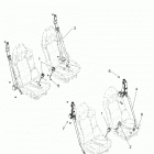 POLARIS GENERAL Body, seat belt mounting - g20g4d99as  /  bs (702010)