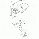 POLARIS GENERAL Brakes, pedal - g20g4d99as  /  bs (700814)