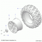 POLARIS GENERAL Wheels, rear - g20g4d99as  /  bs (c701130-2)