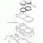 POLARIS GENERAL 1000 4P DLX OPT1 (G20G4J99AS/BS) Engine, cylinder and piston - g20g4j99as  /  bs (49rgrcy...
