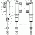 POLARIS GENERAL 1000 4P DLX OPT1 (G20G4J99AS/BS) Suspension, front shock internals - g20g4j99as  /  bs (7...