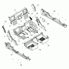 POLARIS GENERAL 1000 4P PREM. (G20G4P99AX/LX) Body, rear closeoff ,fenders and floor - g20g4p99ax  /  ...
