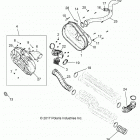 POLARIS GENERAL 1000 4P PREM. (G20G4P99AX/LX) Drive train, clutch cover and ducting - g20g4p99ax  /  l...