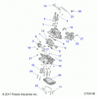 POLARIS GENERAL 1000 DLX RC (G20GAJ99AK/AS/BK/BS) Engine, crankcase and crankshaft - g20gaj99ak  /  as  / ...