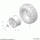 POLARIS GENERAL 1000 DLX RC (G20GAJ99AK/AS/BK/BS) Wheels, rear - g20gaj99ak  /  as  /  bk  /  bs (c0701798...