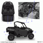 POLARIS GENERAL 1000 EPS DLX (G20GAE99A2/A4/D99AK/AS/BK/BS) Body, decals, warning - g20gae99a2  /  a4  /  d99ak  /  ...