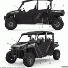 POLARIS GENERAL 1000 XP 4P (G20GMD99AP/AG) Body, decals - g20gmd99ap (900107)