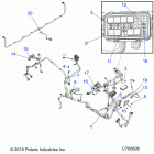 RANGER 1000 BC FACTORY CHOICE 49S & 50S (R20RRB99/A/B) Electrical, wire harness - r20rrb99  /  a  /  b (c700696...