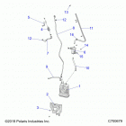 RANGER 1000 CREW BC FACTORY CHOICE 49/50S (R20RSB99/A/B) Body, fuel tank evap 50s - r20rsb99  /  b (c700679)