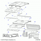 RANGER 1000 CREW BC FACTORY CHOICE 49/50S (R20RSB99/A/B) Opt, roof, prem prep, rear close off, cover, and dash - ...