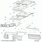 RANGER 1000 CREW BC FACTORY CHOICE 49/50S (R20RSB99/A/B) Opt, roof, sport, rear close, cover, and dash - r20rsb99...