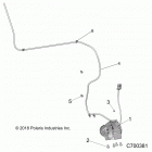 RANGER 1000 CREW BC FACTORY CHOICE 49/50S (R20RSB99A/B) Drive train, front gearcase mounting - r20rsb99a  /  b (...