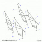 RANGER 1000 CREW FULLSIZE PS FO (R20T6U99AM) Body, side nets - r20t6u99am (c700706)
