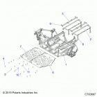 RANGER 1000 CREW FULLSIZE PS FO (R20T6U99AM) Chassis, main frame - r20t6u99am (c700687)