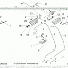 RANGER 1000 CREW NSTR FACTORY CHOICE 49S & 50S (R20RSU99/A/B) Body, water bottle, wiper and harnesses (roof) - r20rsu9...