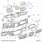 RANGER 1000 CREW NSTR FACTORY CHOICE 49S & 50S (R20RSU99A/B) Body, dash, std - r20rsu99a  /  b (c700777)