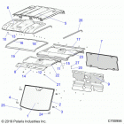RANGER 1000 CREW PS NSTR RC (R20RSW99AA/AP/AX/A9/BA/BP/BX/B9) Body, roof and cab - r20rsw99aa  /  ap  /  ax  /  a9  / ...