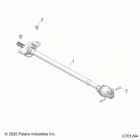 RANGER 1000 EPS HD, EVAP (R21RRH99AC/BC) Drive train, front prop shaft - r21rrh99ac  /  bc (c7012...