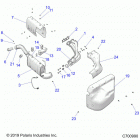 RANGER 1000 EPS HD, EVAP (R21RRH99AC/BC) Engine, exhaust system - r21rrh99ac  /  bc (c700990)