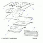 RANGER 1000 FACTORY CHOICE 49S & 50S (R20RSE99/A/B) Opt, prem prep roof, and rear closeoff panel - r20rse99 ...