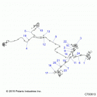 RANGER 1000 FS (R20TA_99A1/A7/B1/B7/A9/AM/AS/AZ/BM/BS/BZ) Brakes, brake lines and master cylinder - r20taa99a1  / ...