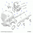 RANGER 1000 FS (R20TA_99A1/A7/B1/B7/A9/AM/AS/AZ/BM/BS/BZ) Engine, air intake manifold - r20taa99a1  /  a7  /  b1  ...