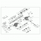 RANGER 1000 FULL SIZE (R20TAA99A1/A7/B1/B7/E99A1/A7/A9/AM/AS/AZ/B1/B7/B9/BM/BS/BZ) Drive train, main gearcase internals - r20taa99a1  /  a7...