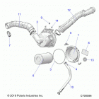 RANGER 1000 FULL SIZE (R20TAA99A1/A7/B1/B7/E99A1/A7/A9/AM/AS/AZ/B1/B7/B9/BM/BS/BZ) Engine, air intake system - r20taa99a1  /  a7  /  b1  / ...