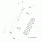 RANGER 1000 FULL SIZE (R20TAA99A1/A7/B1/B7/E99A1/A7/A9/AM/AS/AZ/B1/B7/B9/BM/BS/BZ) Suspension, rear shock - r20taa99a1  /  a7  /  b1  /  b7...