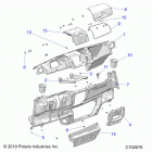 RANGER 1000 FULLSIZE PS FO (R20TAU99AS/AM/AZ) Body, dash - r20tau99as  /  am  /  az (c700576)