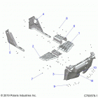 RANGER 1000 FULLSIZE PS FO (R20TAU99AS/AM/AZ) Body, floor and rocker - r20tau99as  /  am  /  az (c7005...