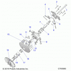 RANGER 1000 FULLSIZE PS FO (R20TAU99AS/AM/AZ) Drive train, clutch, primary - r20tau99as  /  am  /  az ...