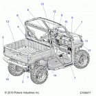 RANGER 1000 FULLSIZE PS FO (R20TAU99AS/AM/AZ/BS/BM/BZ) Body, decals - r20tau99as  /  am  /  az  /  bs  /  bm  /...