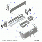 RANGER 1000 FULLSIZE PS FO (R20TAU99AS/AM/AZ/BS/BM/BZ) Body, rear closeoff, and fenders - r20tau99as  /  am  / ...